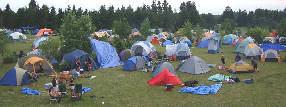 Winnipeg Folk Festival campgrounds.