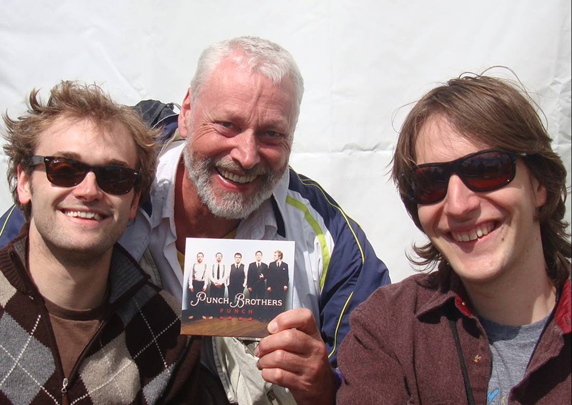 An autographed CD from Punch Brothers.  Great bluegrass at the Winnipeg Folk Festival