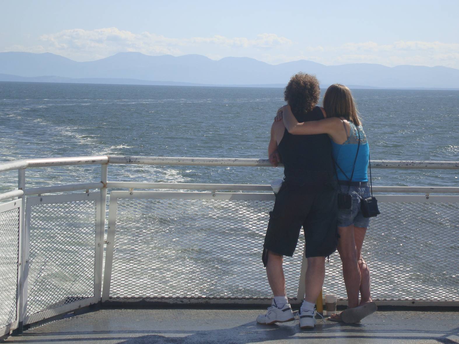 I don't know who they are, but I know the feeling.  On the ferry from Nanaimo to Horseshoe Bay, B.C., Canada