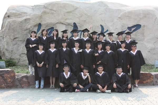 Angel's graduating class,  Jiangnan University,  Wuxi,  China