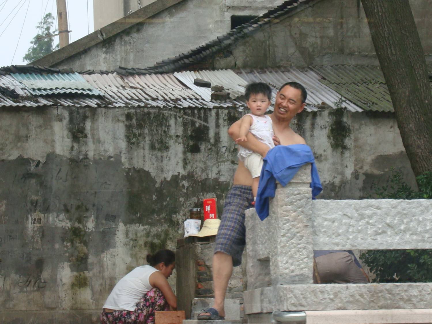 The canal cruise is a recent addition to Wuxi.  Still a novelty for the locals and their kids.