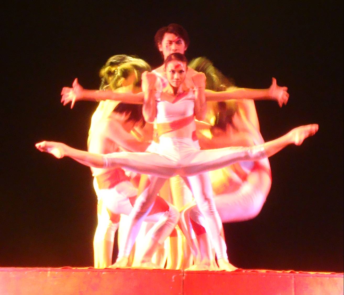 Dancers in performance at Jiangnan University,  Wuxi,  China.  Double click the picture for a video clip.