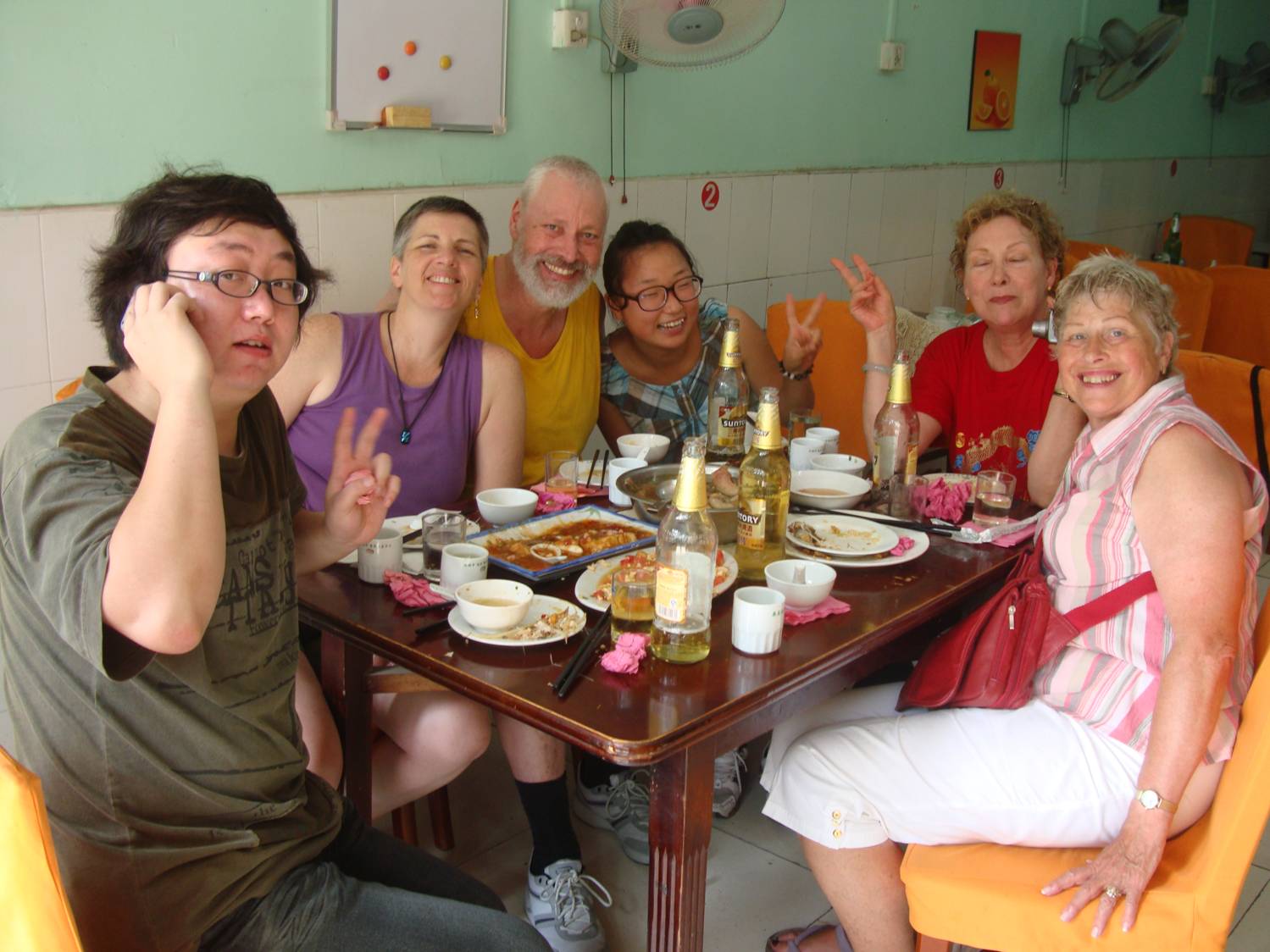 A real feast in our favourite hole in the wall restaurant.