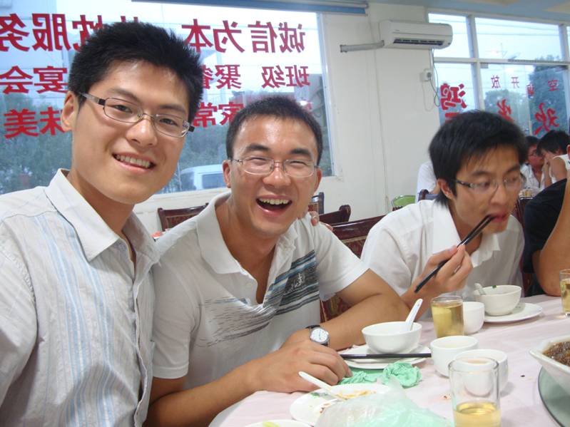 Celebratory dinner.  Wuxi,  China