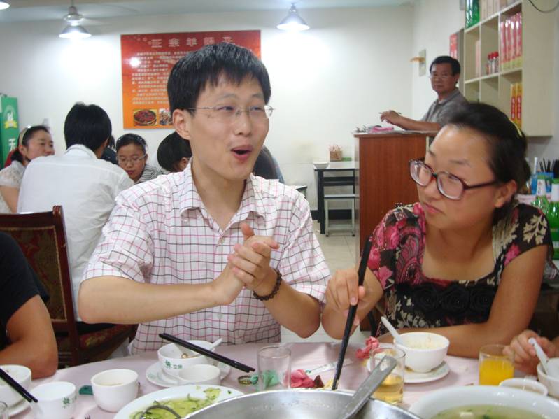 Celebratory dinner.  Wuxi,  China