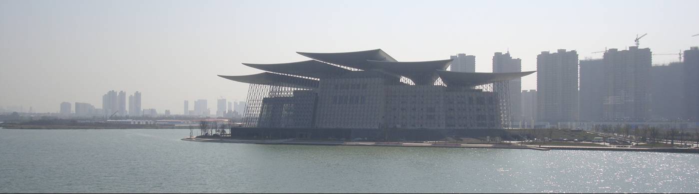 Picture: I don't know what this building on the edge of Tai Hu is, but if I was looking for the fortress of evil, it might get my nomination.  Wuxi, China