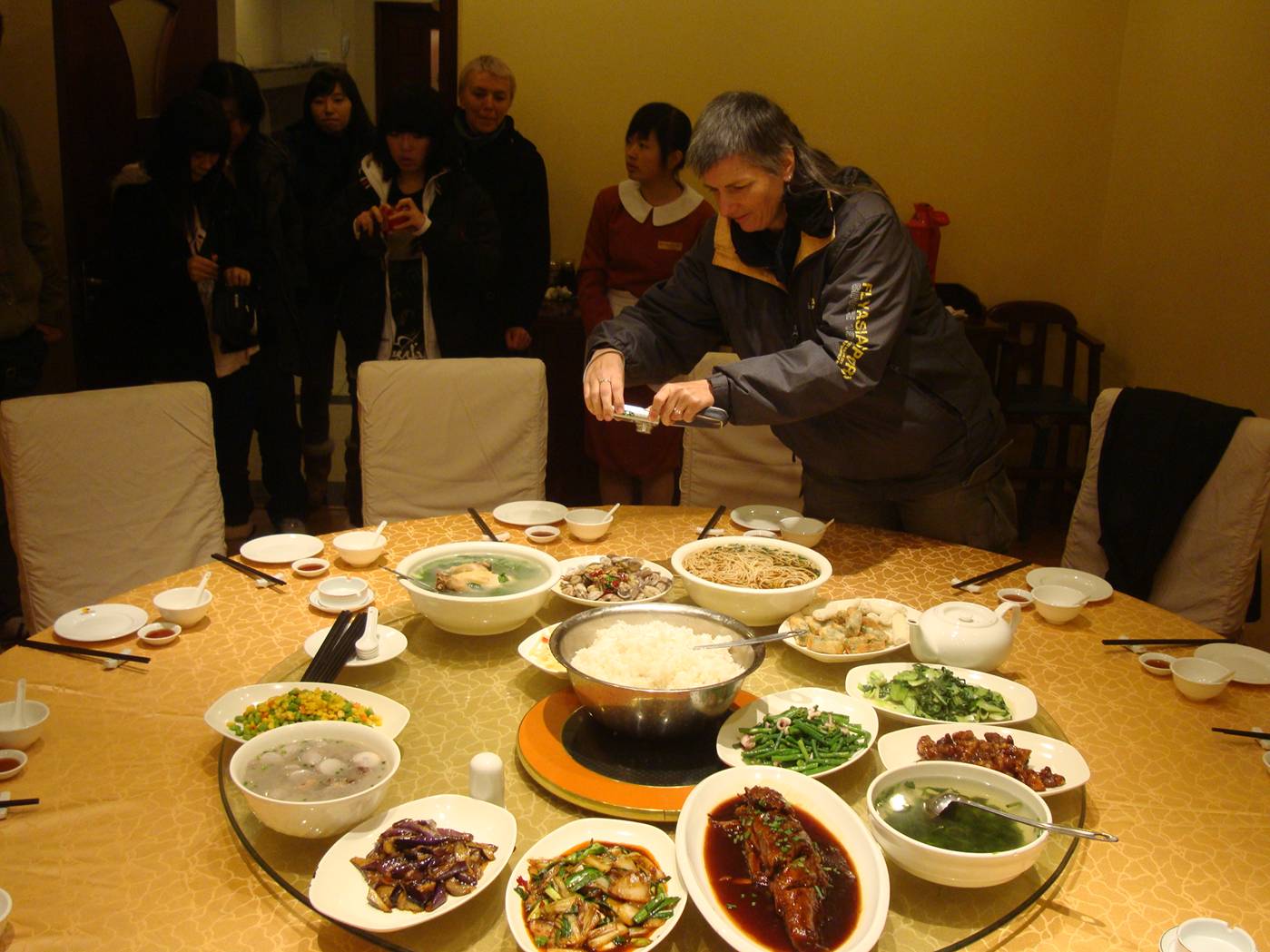 Another Chinese feast. Ningbo, China