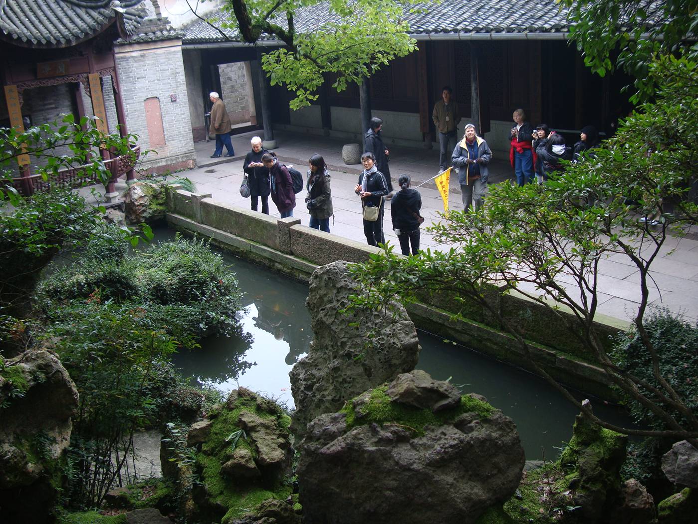 One of the most incredible Chinese gardens we've seen so far.  Dongming Hall, Ningbo, China  