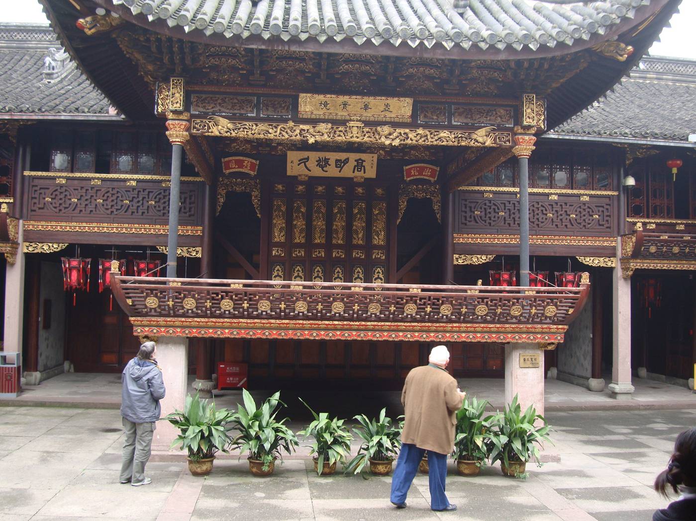 Making baroque seem austere.  Dongming Hall, Ningbo, China