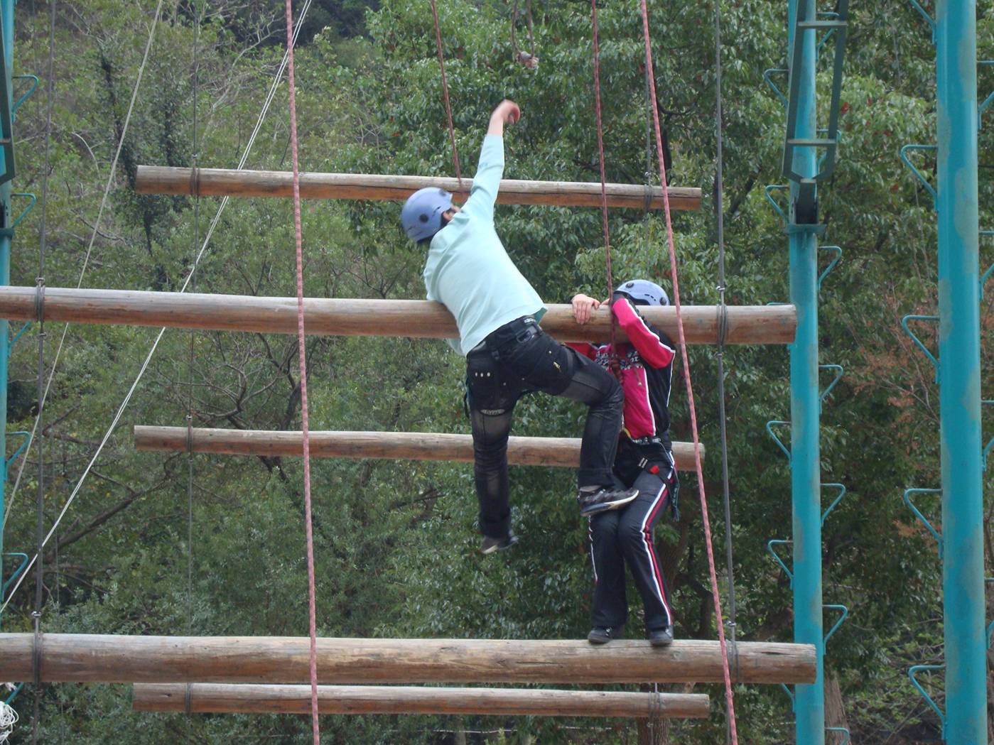 Adventure training.  Ningbo, China