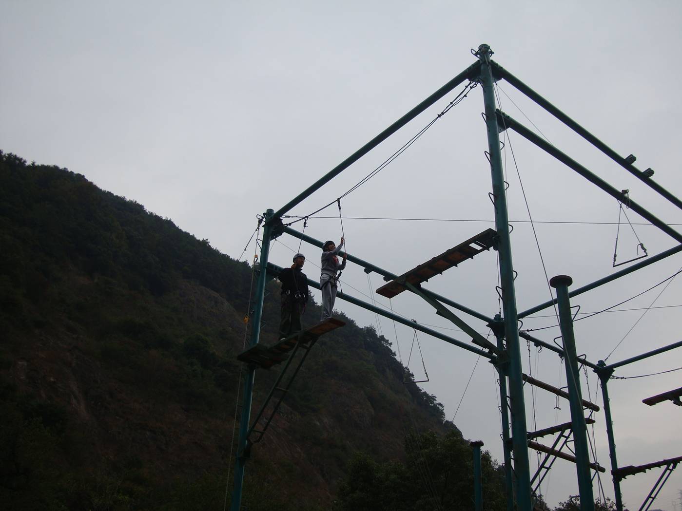 Adventure training.  Ningbo, China