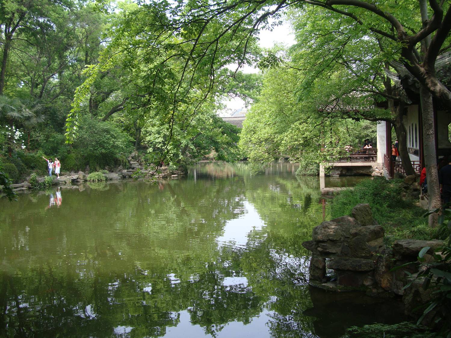 The most beautiful garden in China.  Contentment Garden,  Xi Hui Park,  Wuxi.