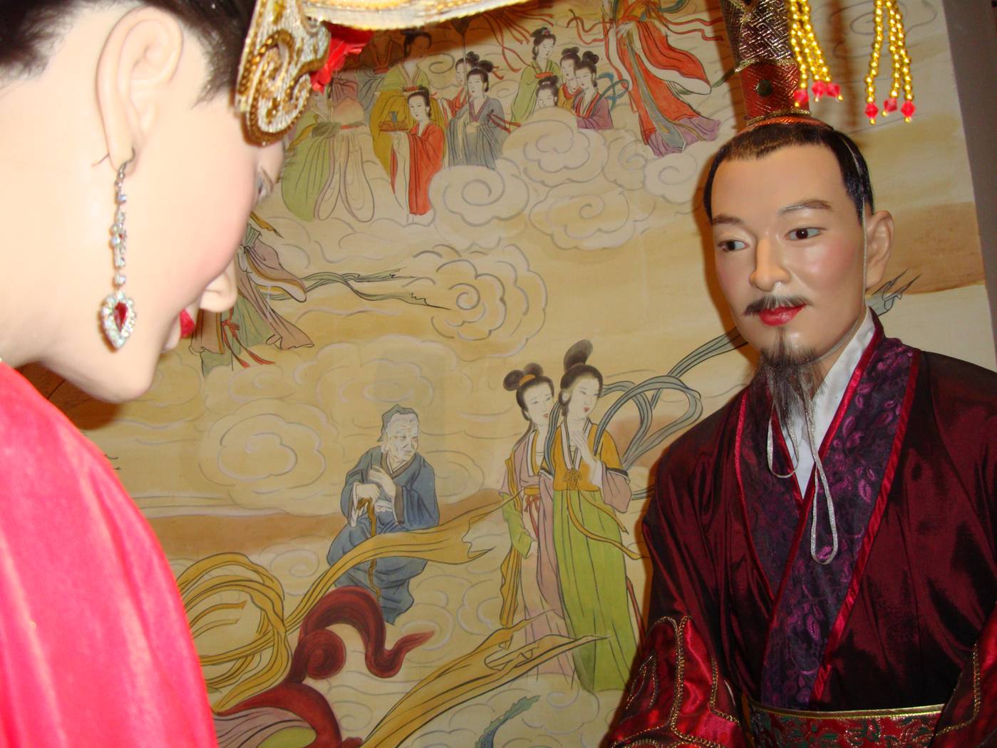 Picture:  A wax figure of a bride groom in the Tao Bo Yuan (Peach Museum), Yang Shan, Wuxi, China