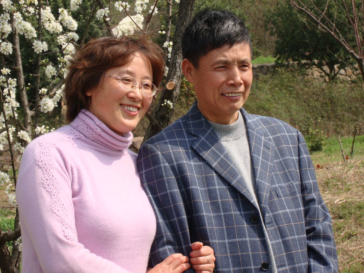 Picture:  Mr. and Mrs. Zhu, wonderful friends to have in China.  Wuxi, China