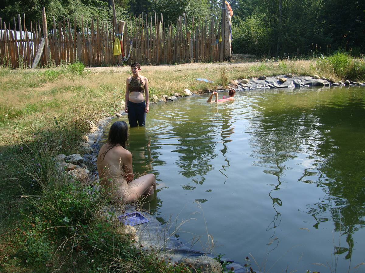 I find it interesting that it's my generation that is uninhibited about nudity, compared to my daughter's generation.  There's nothing like skinny dipping in the heat of the summer.