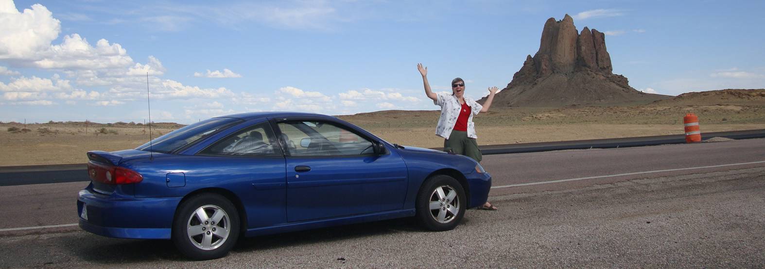 picture:  the Little Blue Car was a joy to drive and gave us not a lick of trouble.  Thanks again Sadie and Malcolm.  