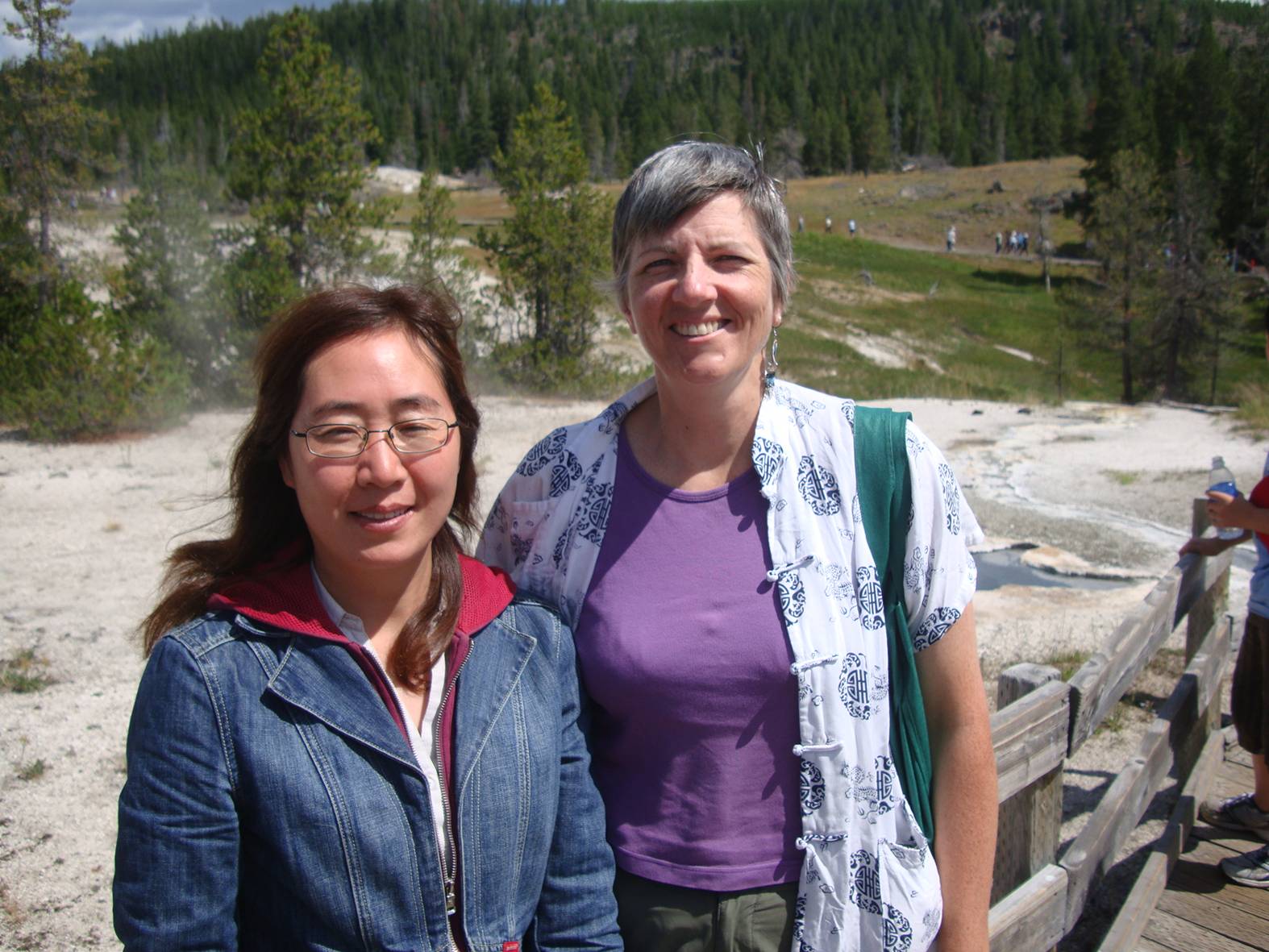 A Yellowstone visitor from Calgary, B.C., but a Chinese speaker.  I hope she sends me an email.