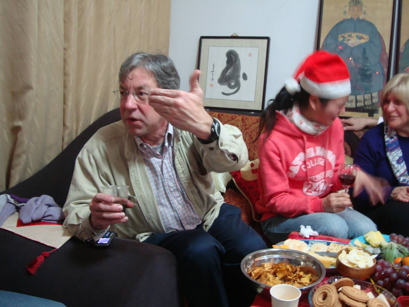 We don't see much of the other foreign teachers, so this kind of party is welcome.  Jiangnan University, Wuxi, China