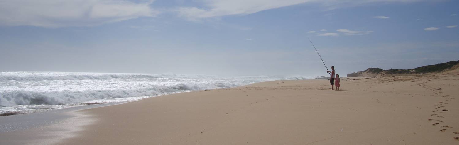 Mornington Peninsula beach, Australia.  We're on vacation.