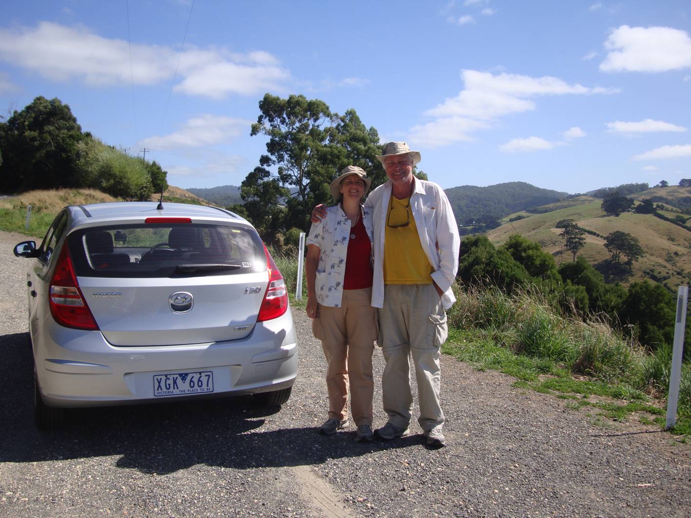 We rented a car for a few days of driving down the Great Ocean Highway.  Australia.