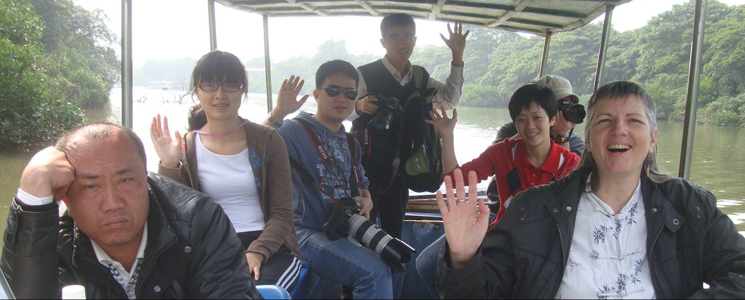 Picture:  We had a great time.  I think our driver was bored.  Haikou mangrove reserve, Hainan Island, China