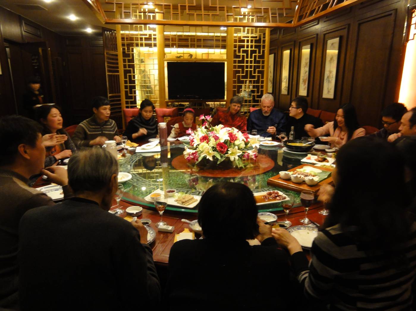 Picture:  This is a family dinner, and not something a tourist can buy.  Wuxi, China