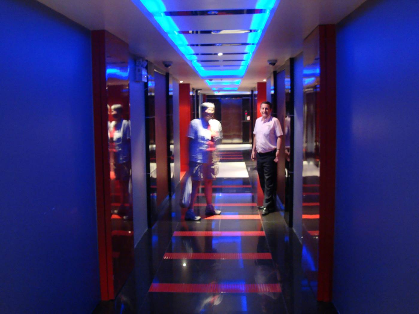 Picture:  Adam also showed us the kind of hallway I never want to see again.  Phuket Island, Thailand