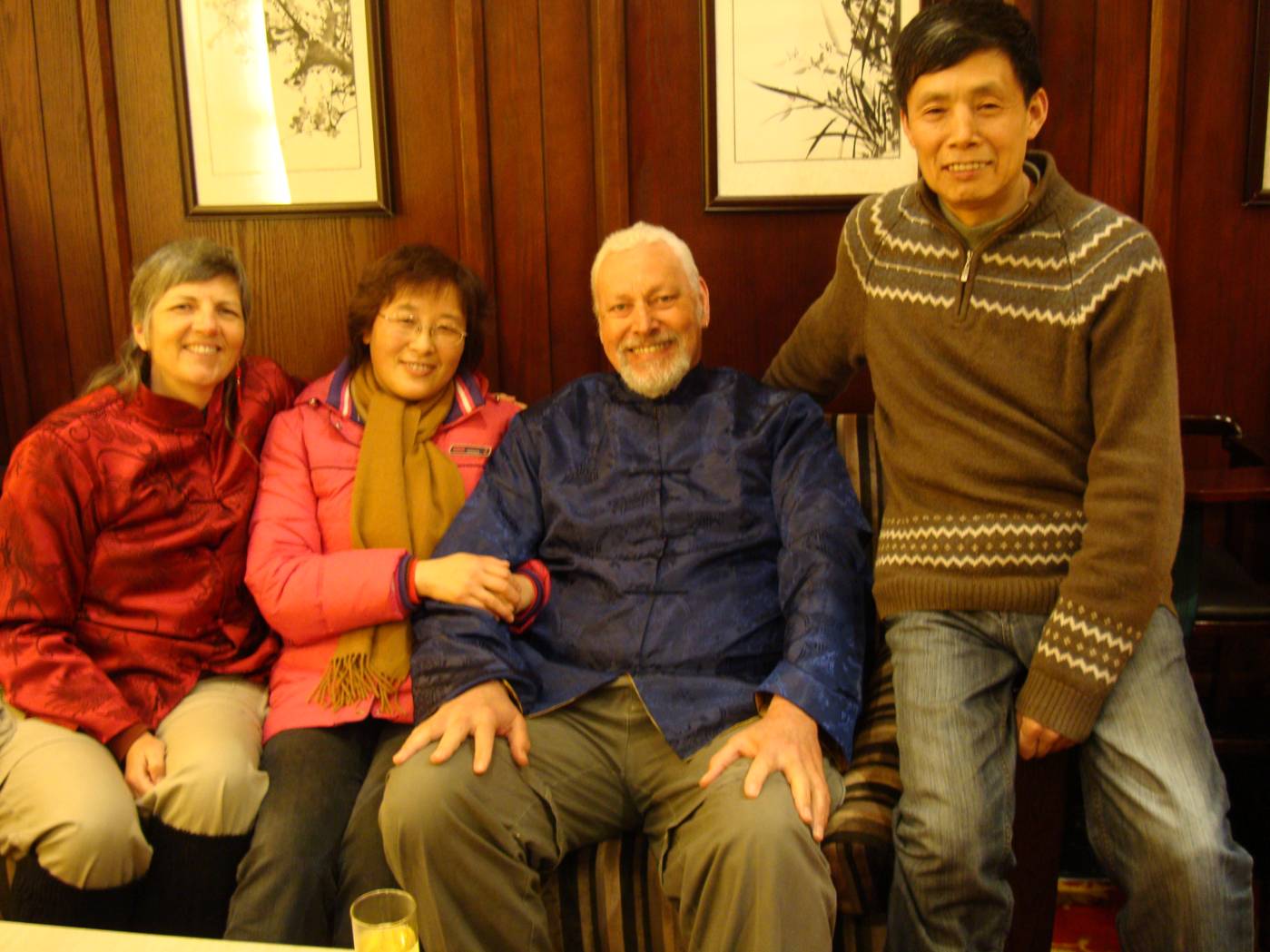 Picture:  George's parents, and our good friends here in China.