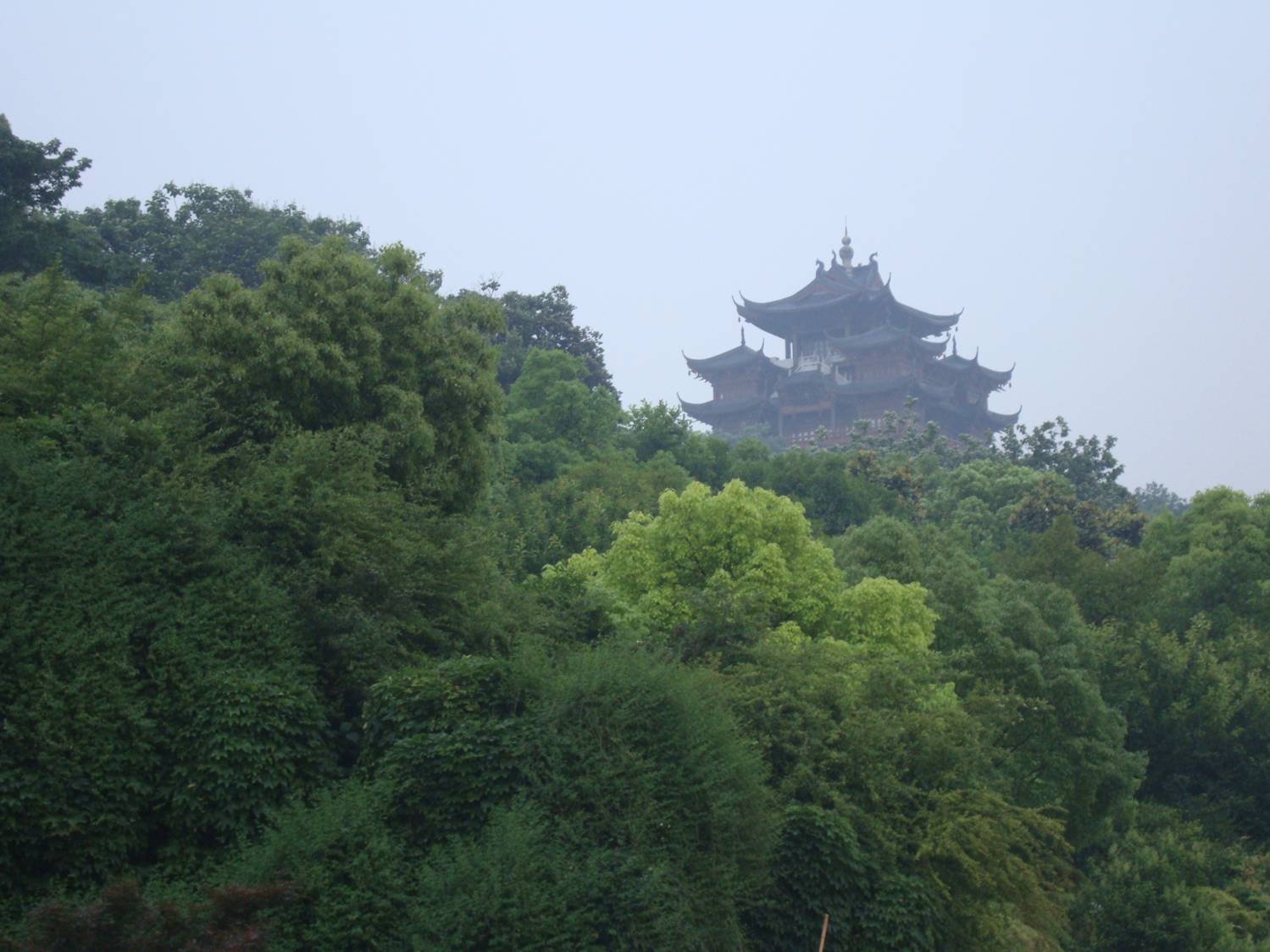 Temple on the hill,  Hangzhou,  Zhejiang Province, China