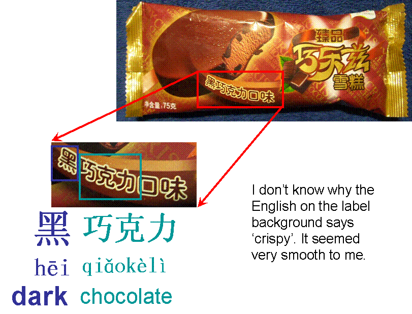 Ice Cream Treats, Dark chocolate  - Grocery shopping aid in China - Snacks