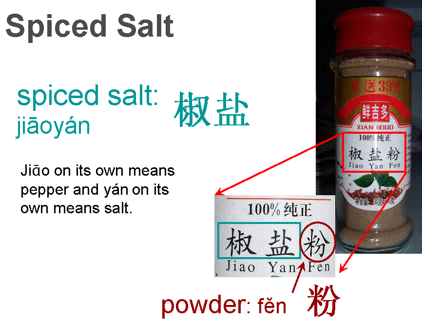 Chinese Spiced Salt Powder - a combination of pepper and salt - Grocery shopping in China - Spices